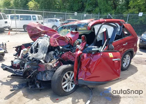 2015 Kia Sorento Lx V6 из США, поврежденный, VIN 5XYKTDA72FG582334